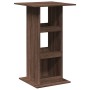 Hoher Bartisch mit Stauraum aus braunem Eichenholz, 60x60x102 cm. von , Küchen- und Esstische - Ref: Foro24-854334, Preis: 76...