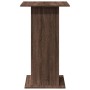 Hoher Bartisch mit Stauraum aus braunem Eichenholz, 60x60x102 cm. von , Küchen- und Esstische - Ref: Foro24-854334, Preis: 76...