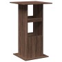 Hoher Bartisch mit Stauraum aus braunem Eichenholz, 60x60x102 cm. von , Küchen- und Esstische - Ref: Foro24-854334, Preis: 76...