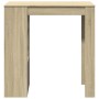 Hoher Bartisch mit Eichenholzregalen Sonoma 102x50x103,5 cm von , Küchen- und Esstische - Ref: Foro24-854357, Preis: 75,85 €,...