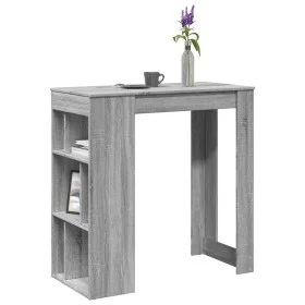 Hoher Bartisch mit grauen Sonoma-Regalen 102x50x103,5 cm. von , Küchen- und Esstische - Ref: Foro24-854360, Preis: 75,65 €, R...