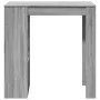 High bar table with Sonoma gray shelves 102x50x103.5 cm by , Kitchen and dining tables - Ref: Foro24-854360, Price: 75,65 €, ...