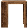 Bar-Tisch und Regale aus gealtertem Ingenieurholz 102x50x103,5cm. von , Küchen- und Esstische - Ref: Foro24-854362, Preis: 84...