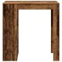 Bar-Tisch und Regale aus gealtertem Ingenieurholz 102x50x103,5cm. von , Küchen- und Esstische - Ref: Foro24-854362, Preis: 83...