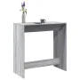 High bar table in gray Sonoma engineered wood 102x50x103.5 cm by , Kitchen and dining tables - Ref: Foro24-854432, Price: 74,...