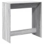 High bar table in gray Sonoma engineered wood 102x50x103.5 cm by , Kitchen and dining tables - Ref: Foro24-854432, Price: 74,...
