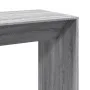 High bar table in gray Sonoma engineered wood 102x50x103.5 cm by , Kitchen and dining tables - Ref: Foro24-854432, Price: 74,...