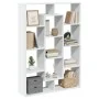 Engineered wood white bookshelf 102x29x143 cm by , Bookcases and shelves - Ref: Foro24-3310298, Price: 100,64 €, Discount: %