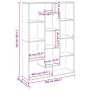 Engineered wood white bookshelf 102x29x143 cm by , Bookcases and shelves - Ref: Foro24-3310298, Price: 100,64 €, Discount: %