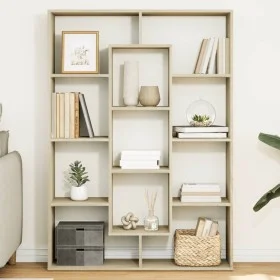 Engineered wood bookshelf in Sonoma oak 102x29x143 cm by , Bookcases and shelves - Ref: Foro24-3310300, Price: 97,36 €, Disco...