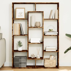 Rauchige Eichenholz-Ingenieurholzregal 102x29x143 cm von , Bücherregale und Regale - Ref: Foro24-3310302, Preis: 103,75 €, Ra...
