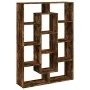 Smoked oak engineered wood bookshelf 102x29x143 cm by , Bookcases and shelves - Ref: Foro24-3310302, Price: 102,47 €, Discoun...