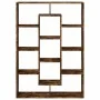 Smoked oak engineered wood bookshelf 102x29x143 cm by , Bookcases and shelves - Ref: Foro24-3310302, Price: 102,47 €, Discoun...