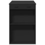 Tall black engineered wood bar table 102x70x103.5 cm by , Kitchen and dining tables - Ref: Foro24-3309322, Price: 132,85 €, D...