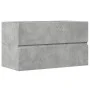 Bathroom cabinet in gray concrete plywood 90x38.5x45 cm by , Bathroom furniture - Ref: Foro24-856248, Price: 53,57 €, Discoun...