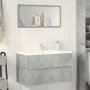 Bathroom cabinet in gray concrete plywood 90x38.5x45 cm by , Bathroom furniture - Ref: Foro24-856248, Price: 53,57 €, Discoun...