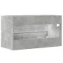 Bathroom cabinet in gray concrete plywood 90x38.5x45 cm by , Bathroom furniture - Ref: Foro24-856248, Price: 53,57 €, Discoun...