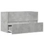 Bathroom cabinet in gray concrete plywood 90x38.5x45 cm by , Bathroom furniture - Ref: Foro24-856248, Price: 53,57 €, Discoun...