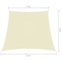 Toldo de vela trapezoidal tela oxford color crema 4/5x4 m de vidaXL, Sombrillas - Ref: Foro24-135244, Precio: 76,56 €, Descue...