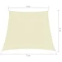 Trapezoidal sail awning cream oxford fabric 4/5x4 m by vidaXL, Umbrellas - Ref: Foro24-135244, Price: 75,07 €, Discount: %
