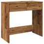 Holzschreibtisch, Ingenieurholz, gealtert, 80x40x75 cm. von , Schreibtische - Ref: Foro24-855992, Preis: 68,39 €, Rabatt: %