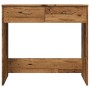 Holzschreibtisch, Ingenieurholz, gealtert, 80x40x75 cm. von , Schreibtische - Ref: Foro24-855992, Preis: 68,39 €, Rabatt: %