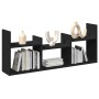 Wandschrank aus schwarzem Ingenieurholz 100x18x40 cm von , Regale und Regale - Ref: Foro24-854797, Preis: 33,30 €, Rabatt: %