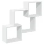 Armario de pared madera de ingeniería blanco 78x18x71 cm de , Estantes y estanterías - Ref: Foro24-854805, Precio: 28,00 €, D...