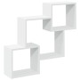 Engineered wood white wall cabinet 78x18x71 cm by , Shelves and shelves - Ref: Foro24-854805, Price: 28,39 €, Discount: %
