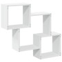 Armario de pared madera de ingeniería blanco 78x18x71 cm