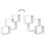 Armario de pared madera de ingeniería blanco 78x18x71 cm de , Estantes y estanterías - Ref: Foro24-854805, Precio: 28,00 €, D...