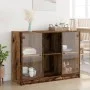 Aged engineered wood sideboard 102x37x75.5 cm by , Sideboards - Ref: Foro24-3318724, Price: 117,67 €, Discount: %