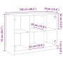 Aged engineered wood sideboard 102x37x75.5 cm by , Sideboards - Ref: Foro24-3318724, Price: 119,52 €, Discount: %