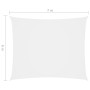Rectangular sail awning white Oxford fabric 6x7 m by vidaXL, Umbrellas - Ref: Foro24-135277, Price: 107,98 €, Discount: %