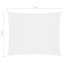 Rectangular sail awning white Oxford fabric 6x7 m by vidaXL, Umbrellas - Ref: Foro24-135277, Price: 109,18 €, Discount: %