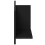 Wandschrank aus schwarzem Ingenieurholz 70x16,5x30 cm von , Regale und Regale - Ref: Foro24-854851, Preis: 22,54 €, Rabatt: %