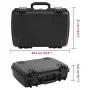 Black PP flight portable briefcase 50.5x37x14.5 cm by , Camera bags and cases - Ref: Foro24-4007248, Price: 72,88 €, Discount: %
