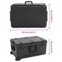 Black PP portable flight case 79.5x52x39 cm by , Camera bags and cases - Ref: Foro24-4007255, Price: 310,27 €, Discount: %