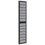 3-panel solid Paulownia wood room divider screen in black. by , Room dividers - Ref: Foro24-358765, Price: 91,11 €, Discount: %