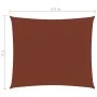 Terracotta Oxford fabric rectangular sail awning 3x4.5 m by vidaXL, Umbrellas - Ref: Foro24-135376, Price: 44,82 €, Discount: %