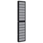6-panel solid Paulownia wood room divider screen in black. by , Room dividers - Ref: Foro24-358778, Price: 191,22 €, Discount: %