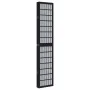 Biombo separador de 6 paneles madera maciza Paulownia negro de , Divisores de ambientes - Ref: Foro24-358778, Precio: 164,09 ...