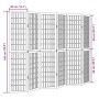 6-panel solid Paulownia wood room divider screen in black. by , Room dividers - Ref: Foro24-358778, Price: 191,22 €, Discount: %