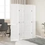4-panel solid Paulownia wood room divider screen in white. by , Room dividers - Ref: Foro24-358786, Price: 112,86 €, Discount: %