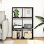 Schwarzes Regal aus Ingenieurholz, 69,5x29x103,5 cm. von , Bücherregale und Regale - Ref: Foro24-858013, Preis: 63,49 €, Raba...