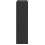 Black engineered wood divider bookcase 69.5x29x103.5 cm by , Bookcases and shelves - Ref: Foro24-858013, Price: 63,17 €, Disc...