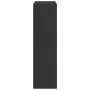 Black engineered wood divider bookcase 69.5x29x103.5 cm by , Bookcases and shelves - Ref: Foro24-858013, Price: 62,52 €, Disc...