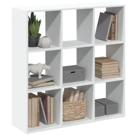 Librería divisora madera ingeniería blanca 102x29x103,5 cm de , Librerías y estanterías - Ref: Foro24-858039, Precio: 81,13 €...