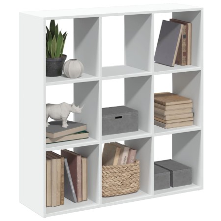 Librería divisora madera ingeniería blanca 102x29x103,5 cm de , Librerías y estanterías - Ref: Foro24-858039, Precio: 87,00 €...