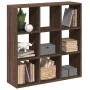 Librería divisora madera marrón roble 102x29x103,5 cm de , Librerías y estanterías - Ref: Foro24-858045, Precio: 85,53 €, Des...